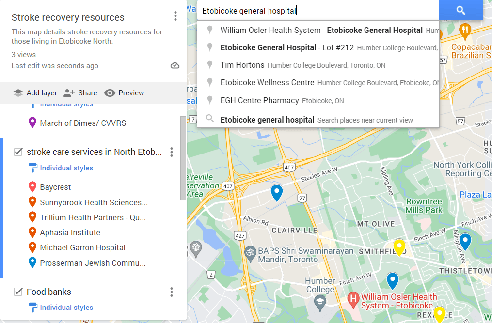 Active Care - Google My Maps